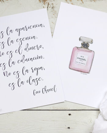 pack 2 laminas chanel