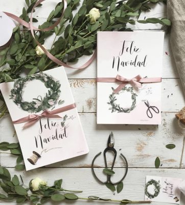 felicitación navideña corona