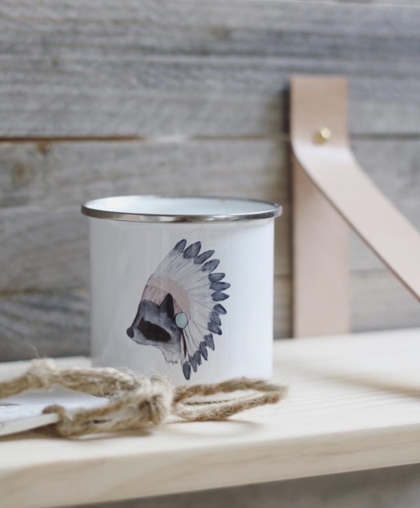 TAZA METAL BABYMAPACHE