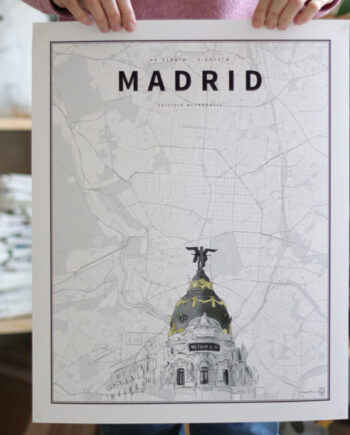 Madrid Coordenadas Ilustradas