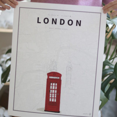 London Coordenadas Ilustradas