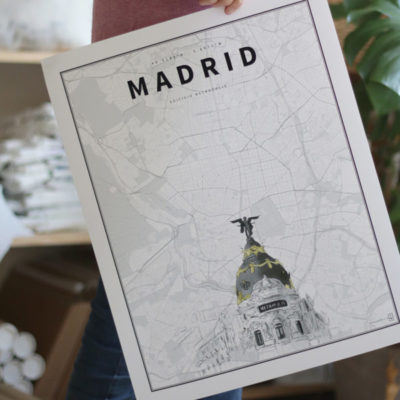 Madrid Coordenadas Ilustradas