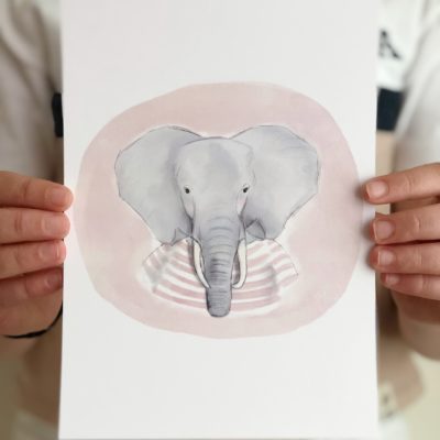 mamá elefante