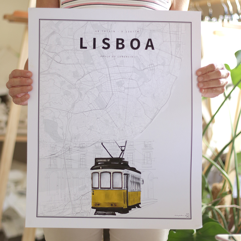 Lisboa. Coordenadas Ilustradas.