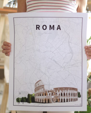 Roma. Coordenadas ilustradas