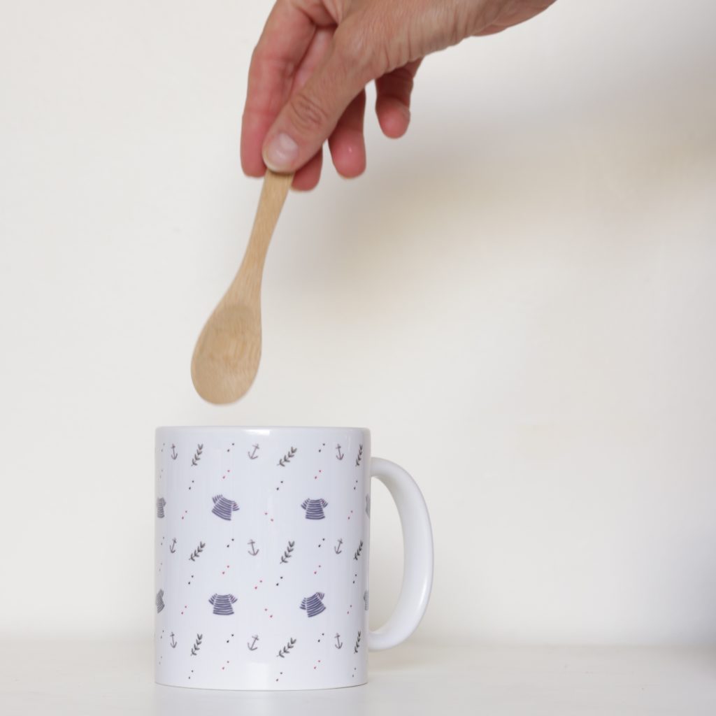 taza estampado marinero