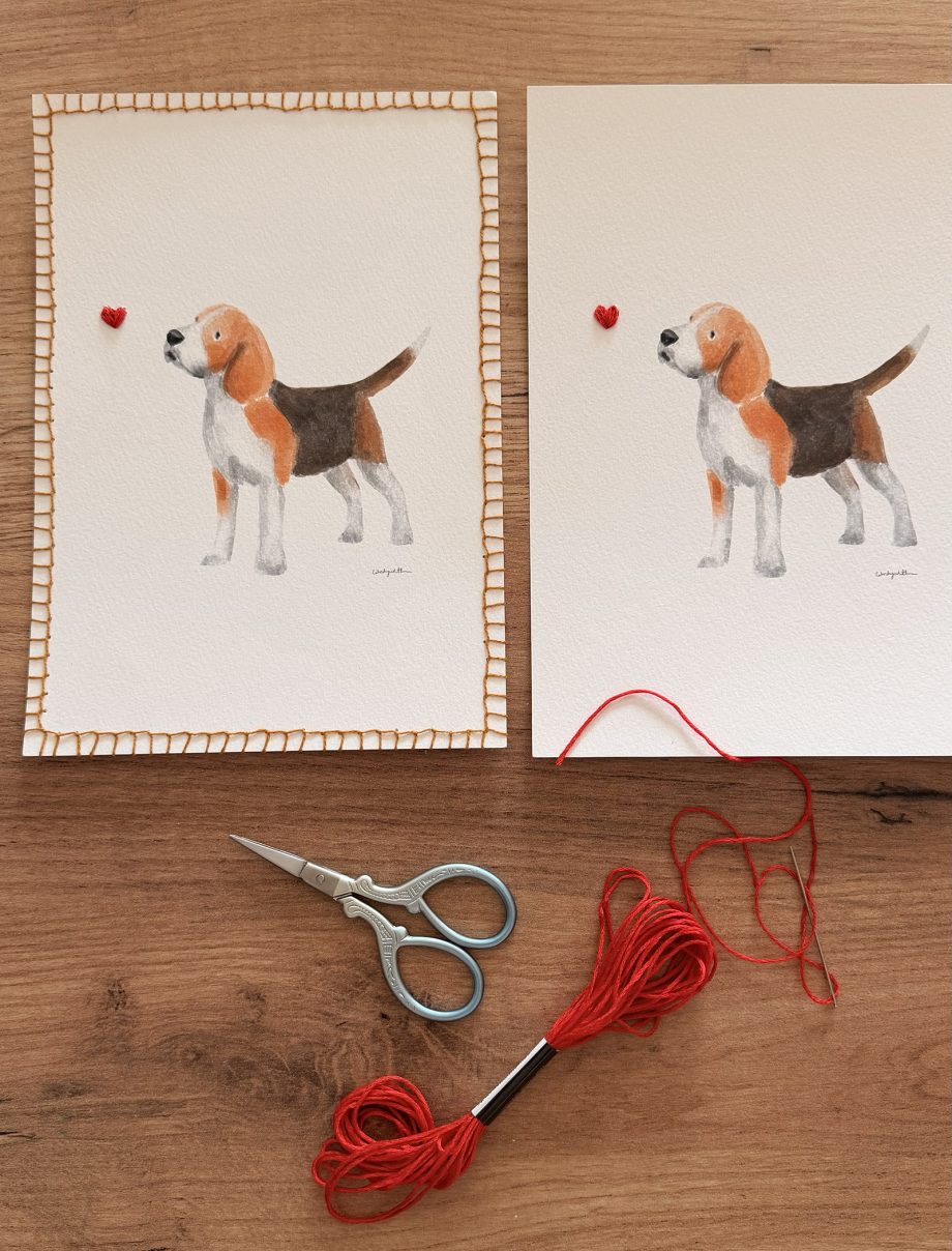 LÁMINA BEAGLE - MIS PERROS FAVORITOS