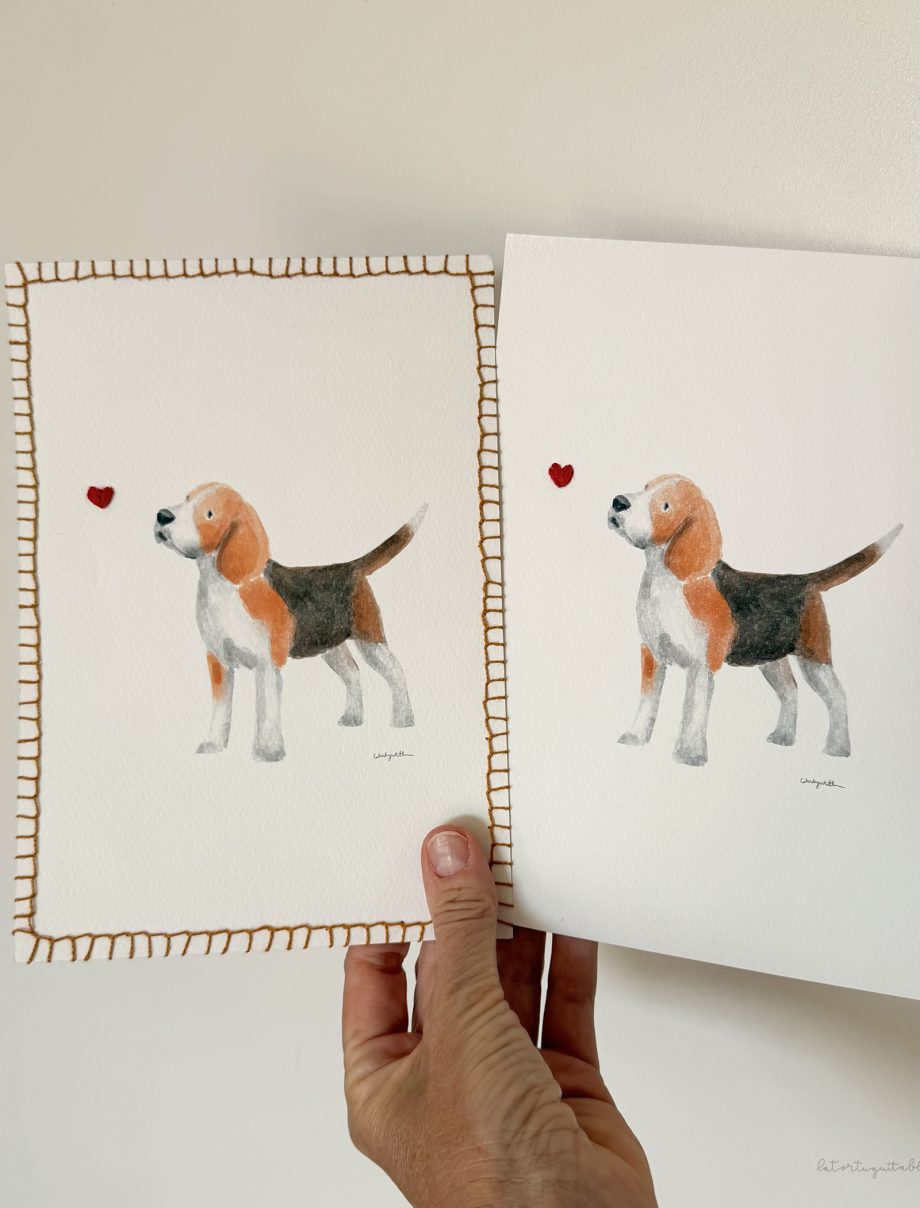 LÁMINA BEAGLE - MIS PERROS FAVORITOS