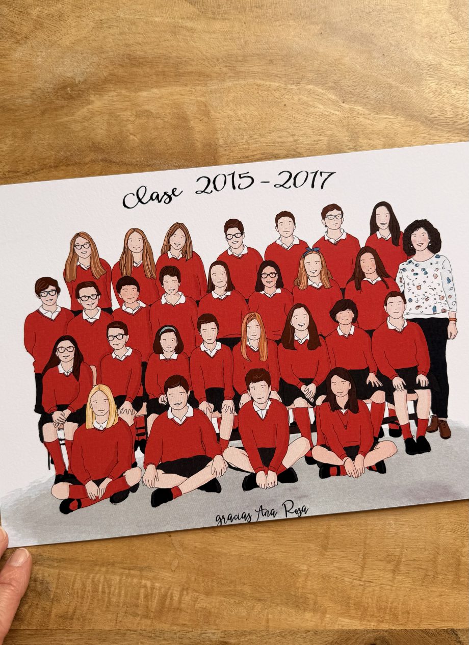 Lámina orla de clase.