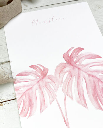 Lámina monstera - La Tortuguita Blanca