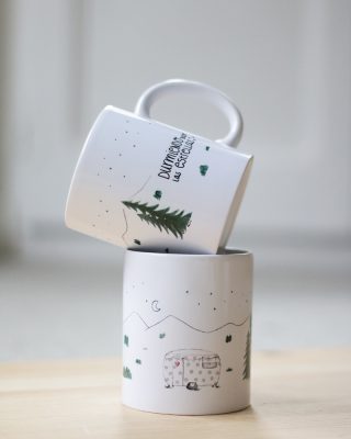 TAZA CERAMICA CARAVANA LUNARES