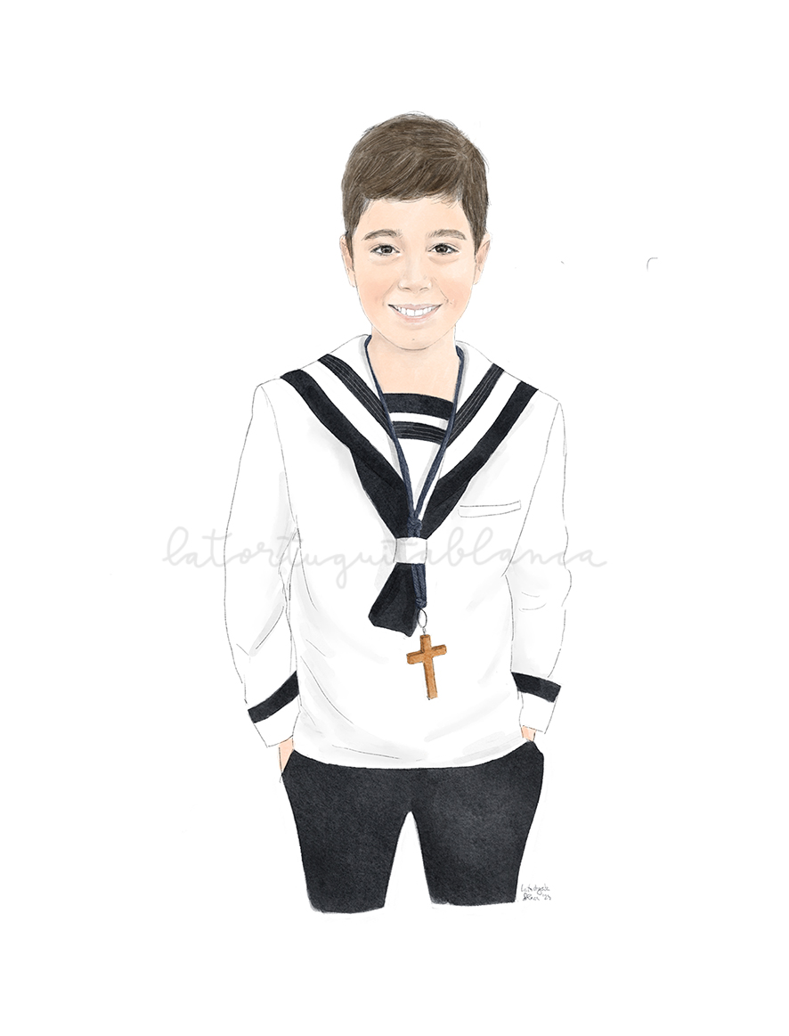 RETRATO personalizado PRIMERA COMUNIÓN