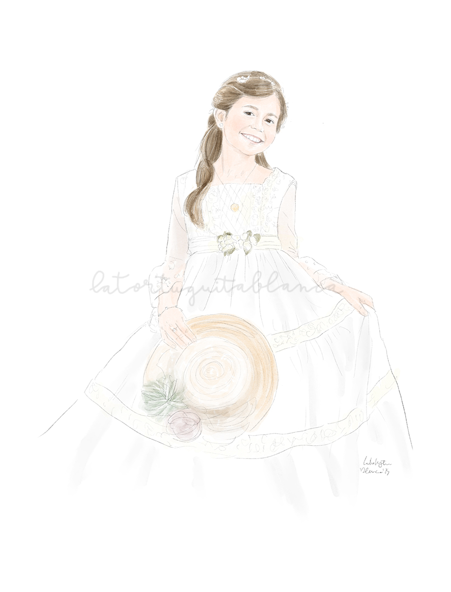 RETRATO personalizado PRIMERA COMUNIÓN