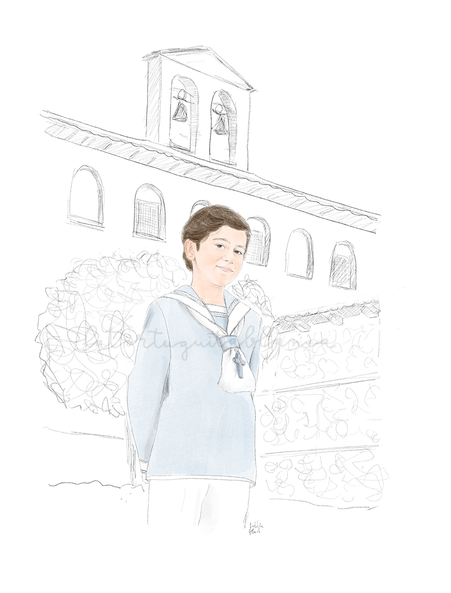 RETRATO personalizado PRIMERA COMUNIÓN