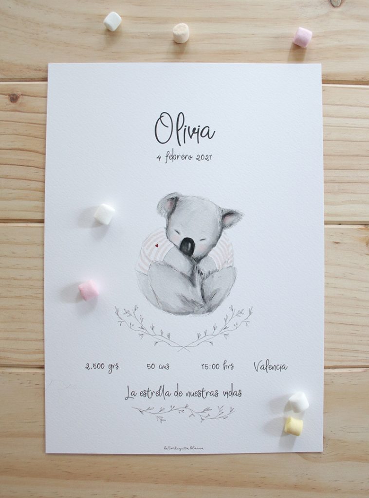 NATALICIO BEBE KOALA