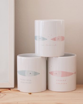 TAZAS CERAMICA SARDINAS