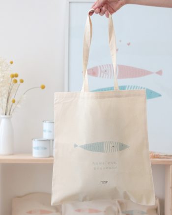 TOTE BAG SARDINAS. MONSIEUR BOQUERON
