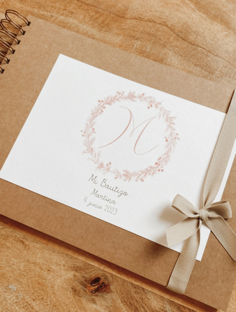 Libro de BAUTIZO. Colección INICIAL.