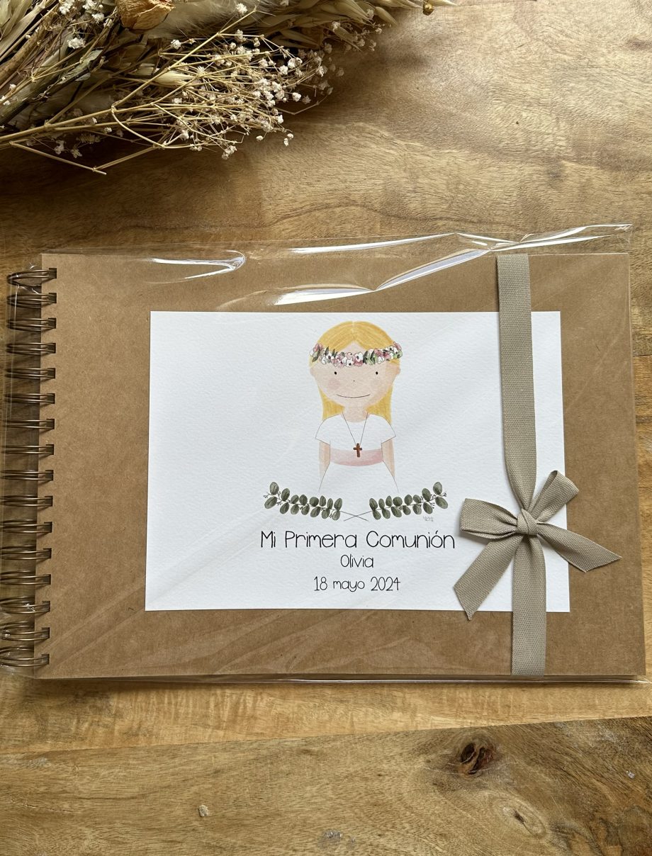 LIBRO DE PRIMERA COMUNION. Colección OLIVIA. NIÑA