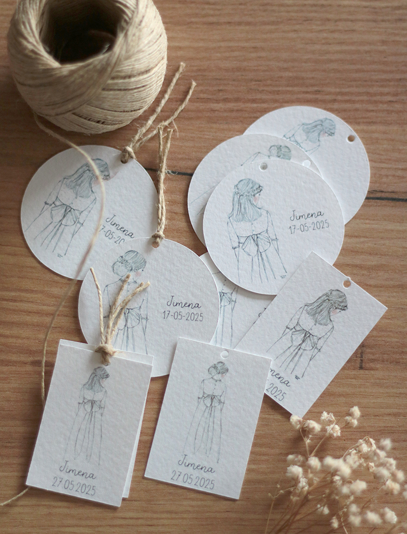 ETIQUETAS. Colección JIMENA