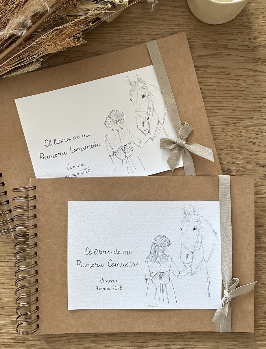 LIBRO DE PRIMERA COMUNION. Colección JIMENA. NIÑA