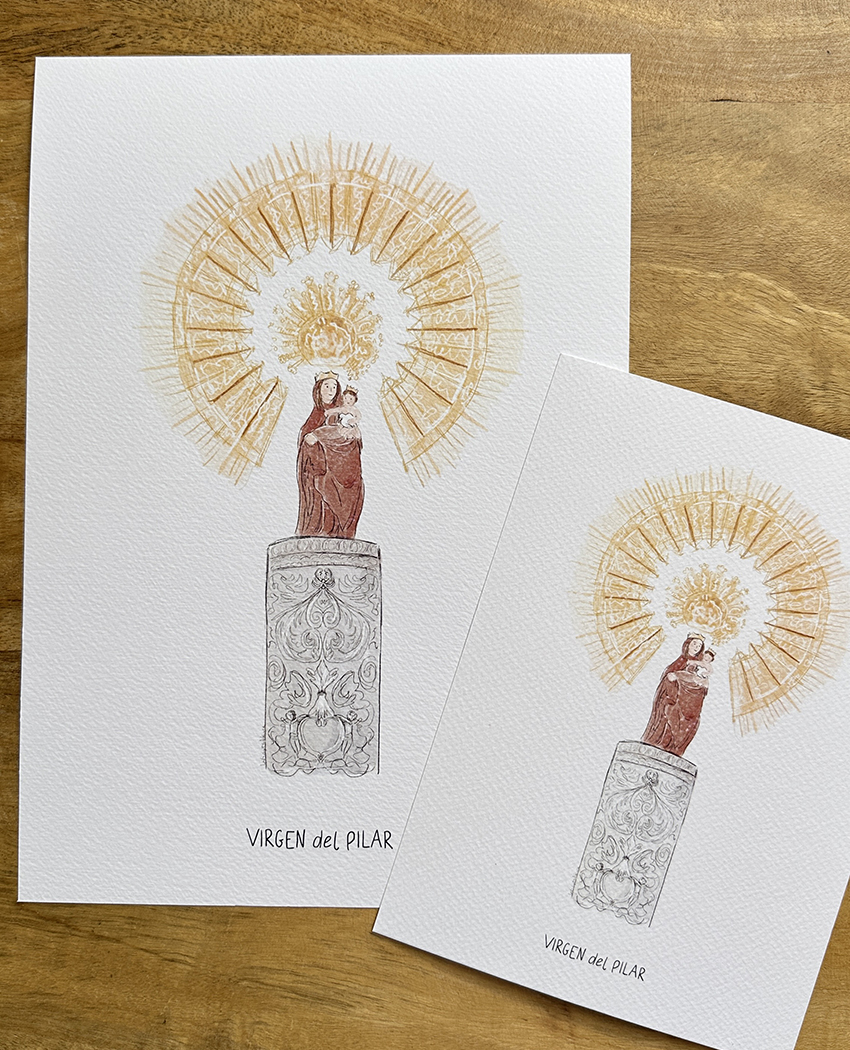 Lámina VIRGEN DEL PILAR