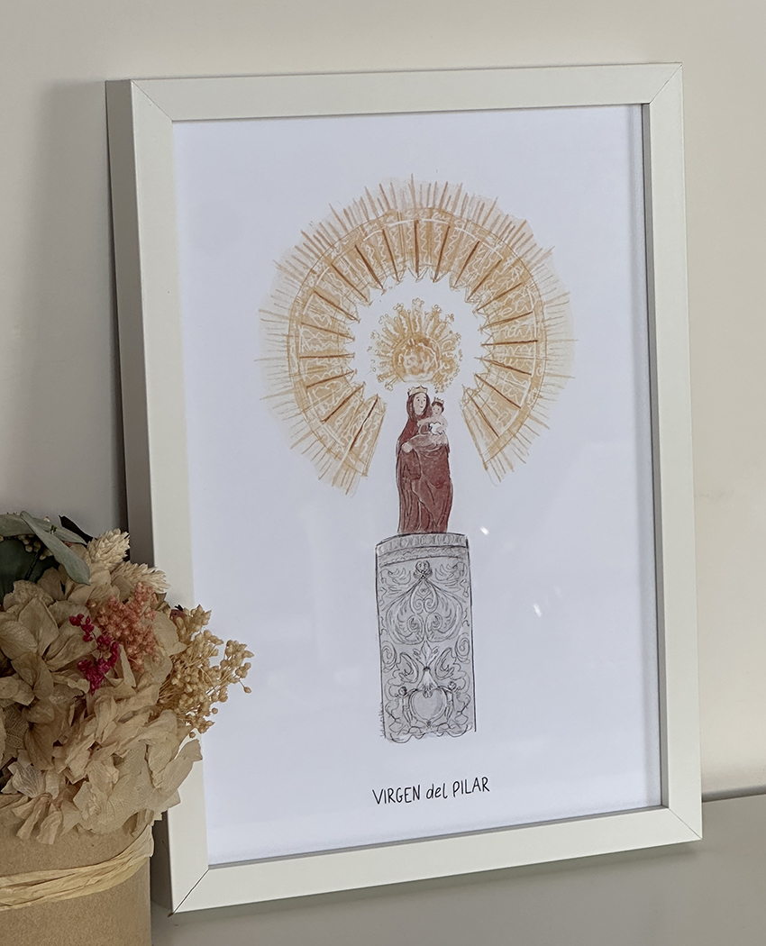 Lámina VIRGEN DEL PILAR