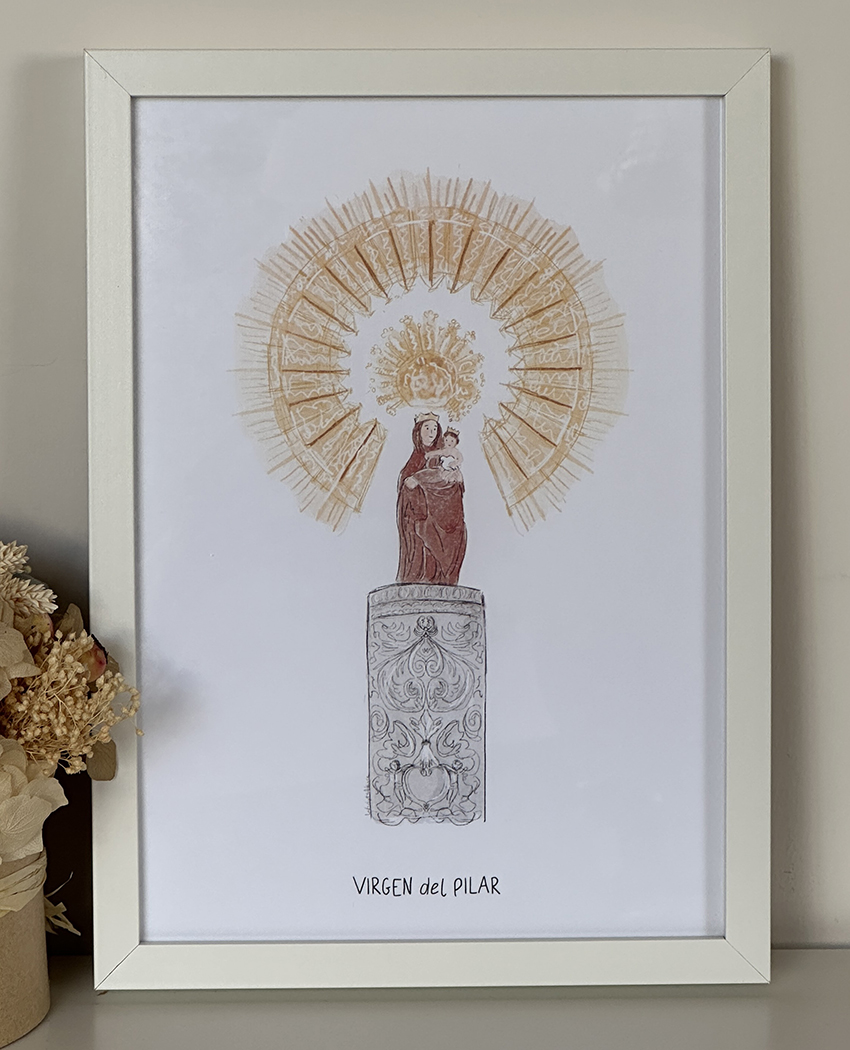 Lámina VIRGEN DEL PILAR