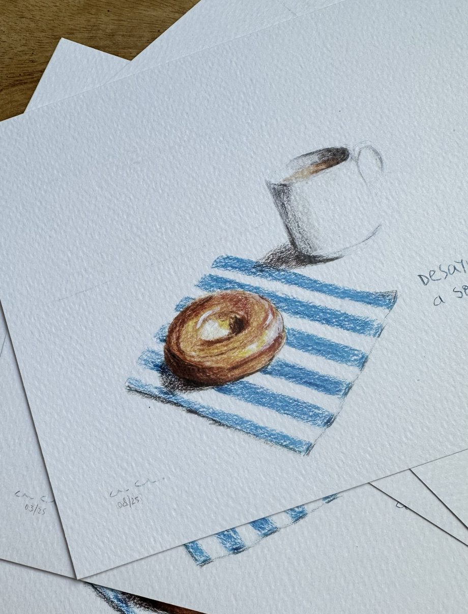 Prints DESAYUNO a SOLAS. Edición limitada.