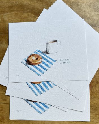 Prints DESAYUNO a SOLAS. Edición limitada.