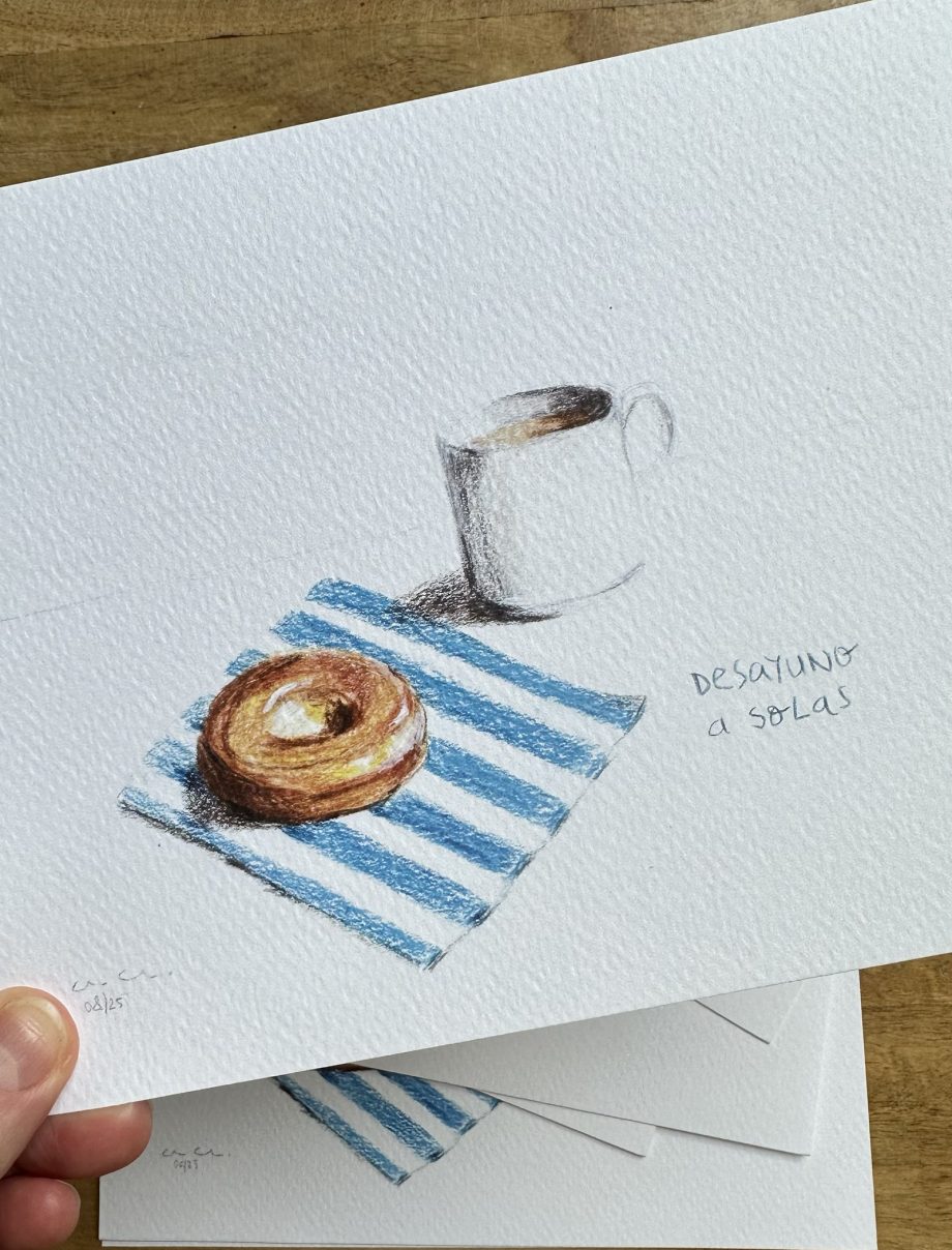 Prints DESAYUNO a SOLAS. Edición limitada.