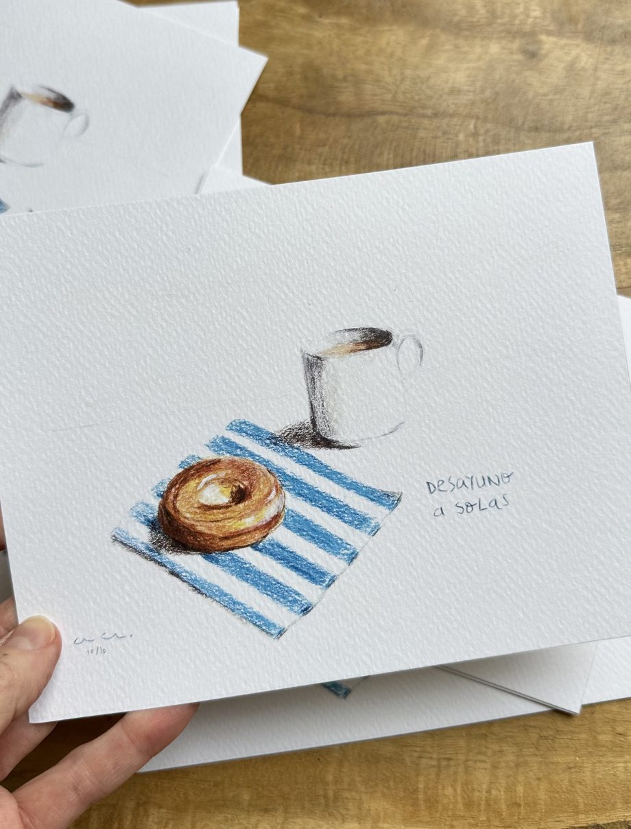 Prints DESAYUNO a SOLAS. Edición limitada.