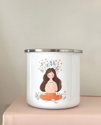 TAZAS MI PEQUEÑO RITUAL. CERÁMICA Y METAL