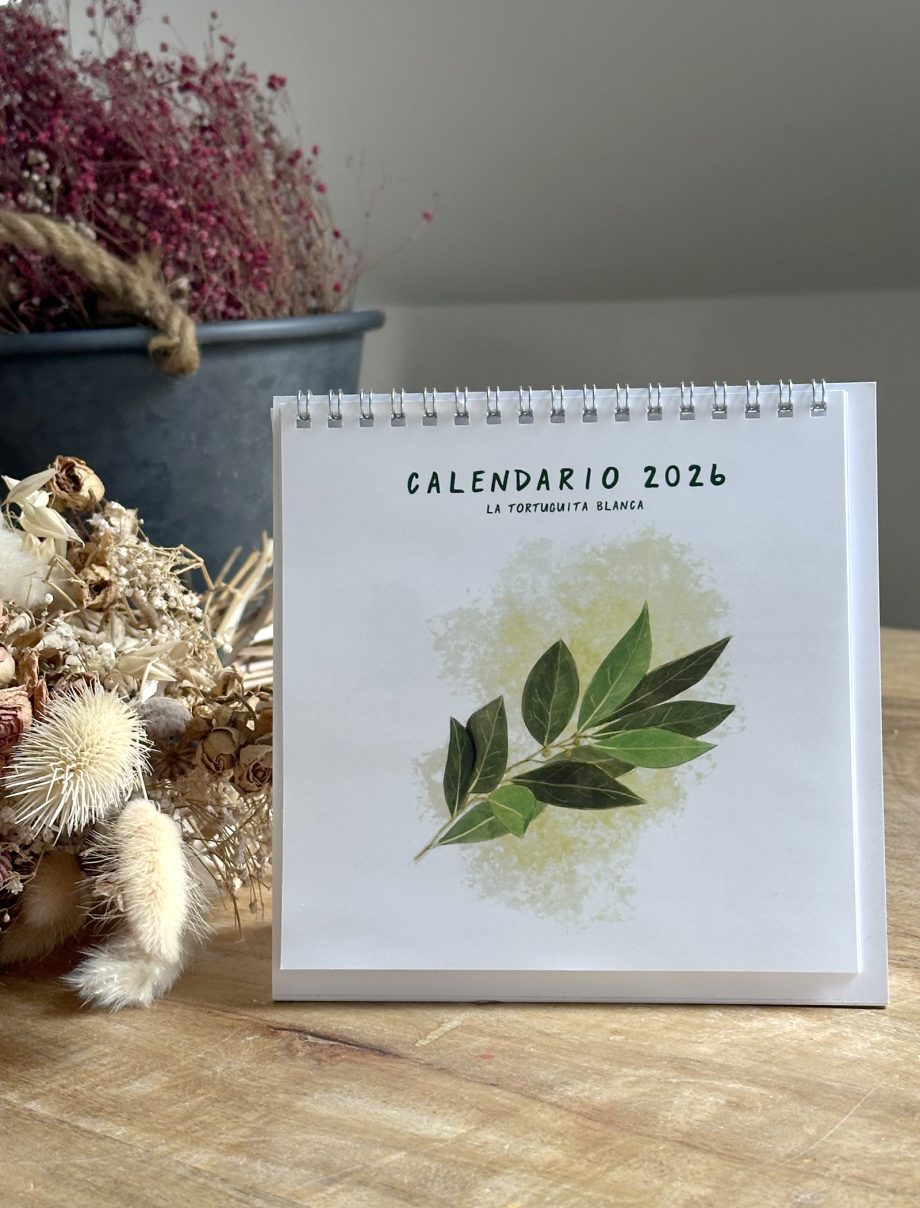 CALENDARIO de MESA 2026. HIERBAS AROMÁTICAS.