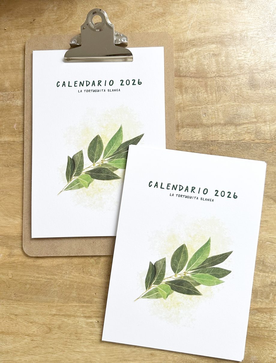 CALENDARIO SENCILLO 2026. HIERBAS AROMÁTICAS.