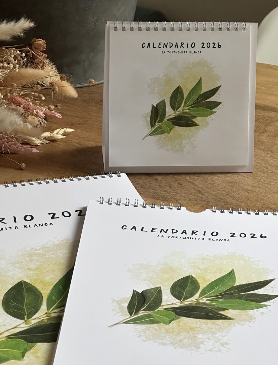 CALENDARIO de MESA 2026. HIERBAS AROMÁTICAS.