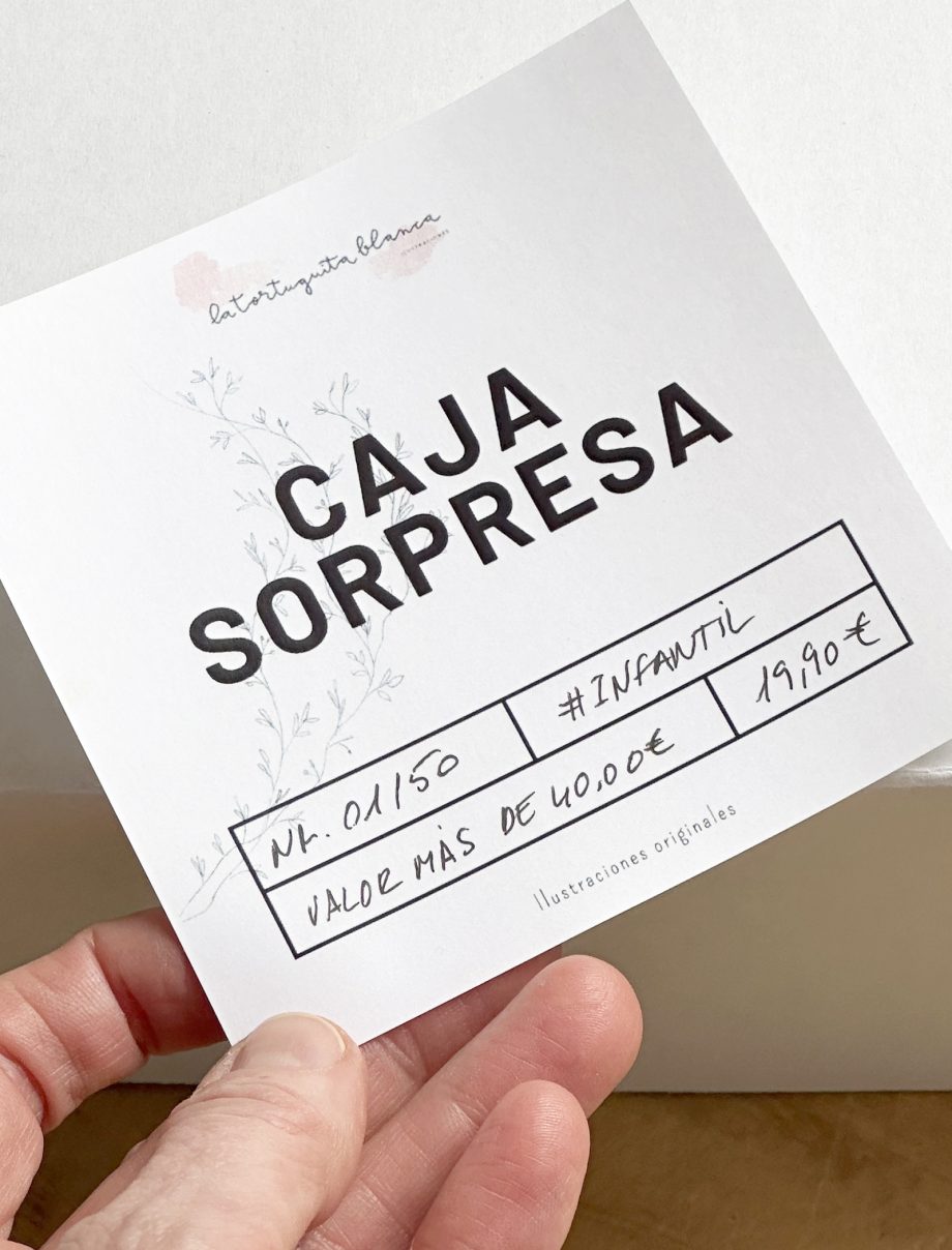 CAJA SORPRESA La Tortuguita Blanca | Edición Limitada (50 numeradas)
