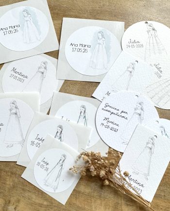 ETIQUETAS Y PEGATINAS. Colección CARLOTA