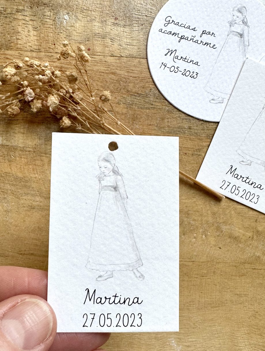 ETIQUETAS Y PEGATINAS. Colección CARLOTA