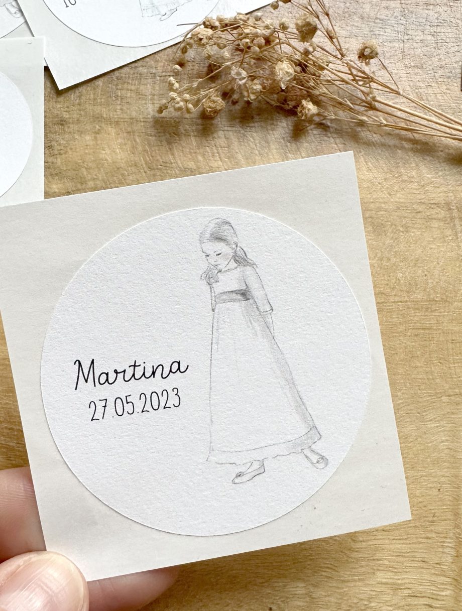 ETIQUETAS Y PEGATINAS. Colección CARLOTA