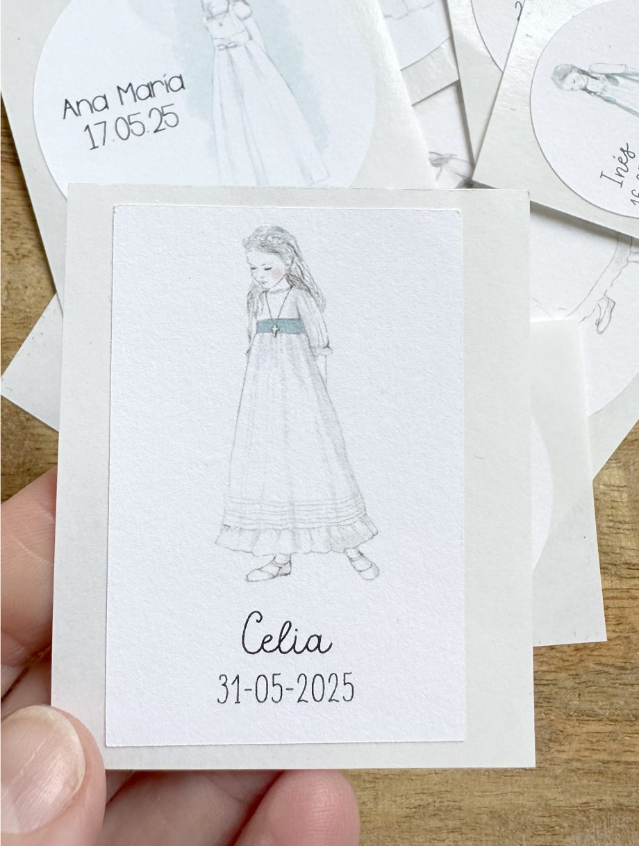 ETIQUETAS Y PEGATINAS. Colección CARLOTA