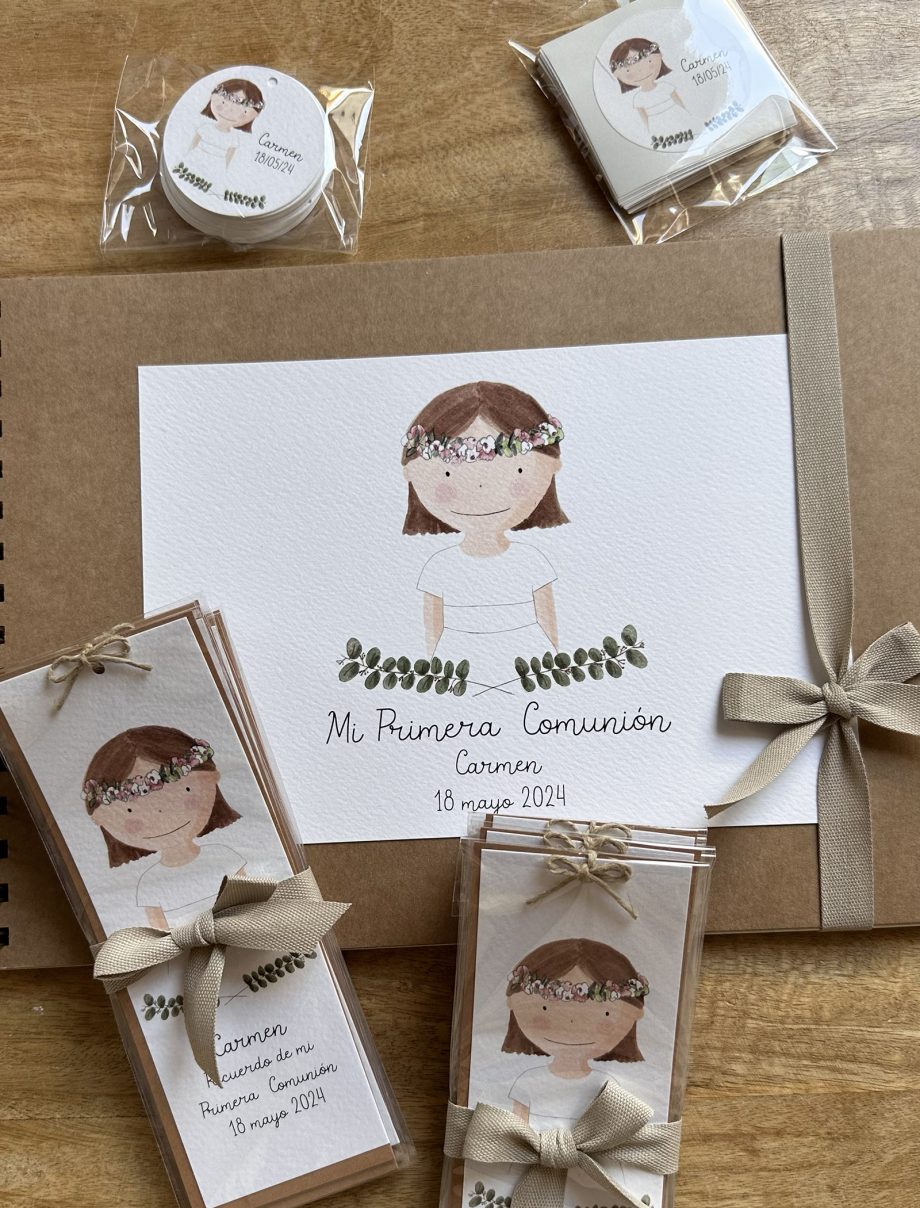 LIBRO DE PRIMERA COMUNION. Colección OLIVIA. NIÑA