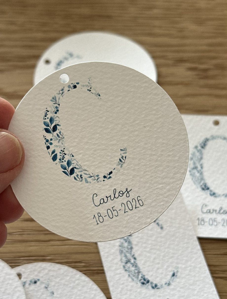 ETIQUETAS. Colección INICIAL NATURA BLUE