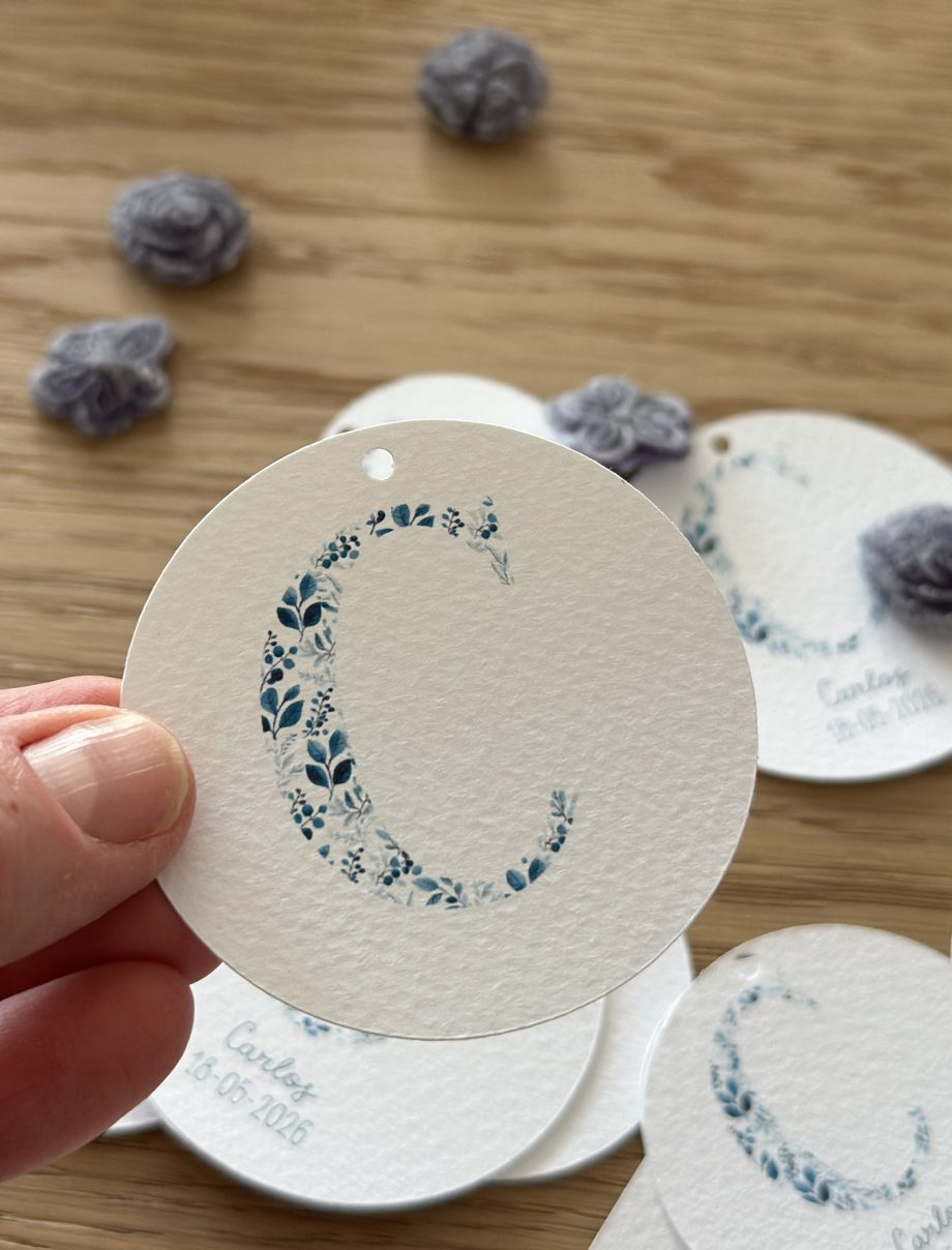 ETIQUETAS. Colección INICIAL NATURA BLUE