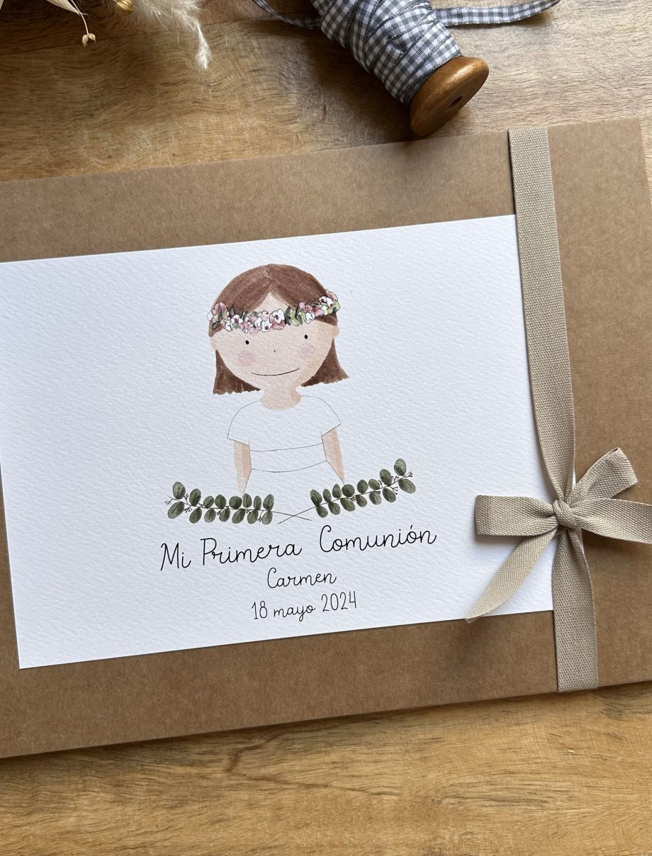 LIBRO DE PRIMERA COMUNION. Colección OLIVIA. NIÑA