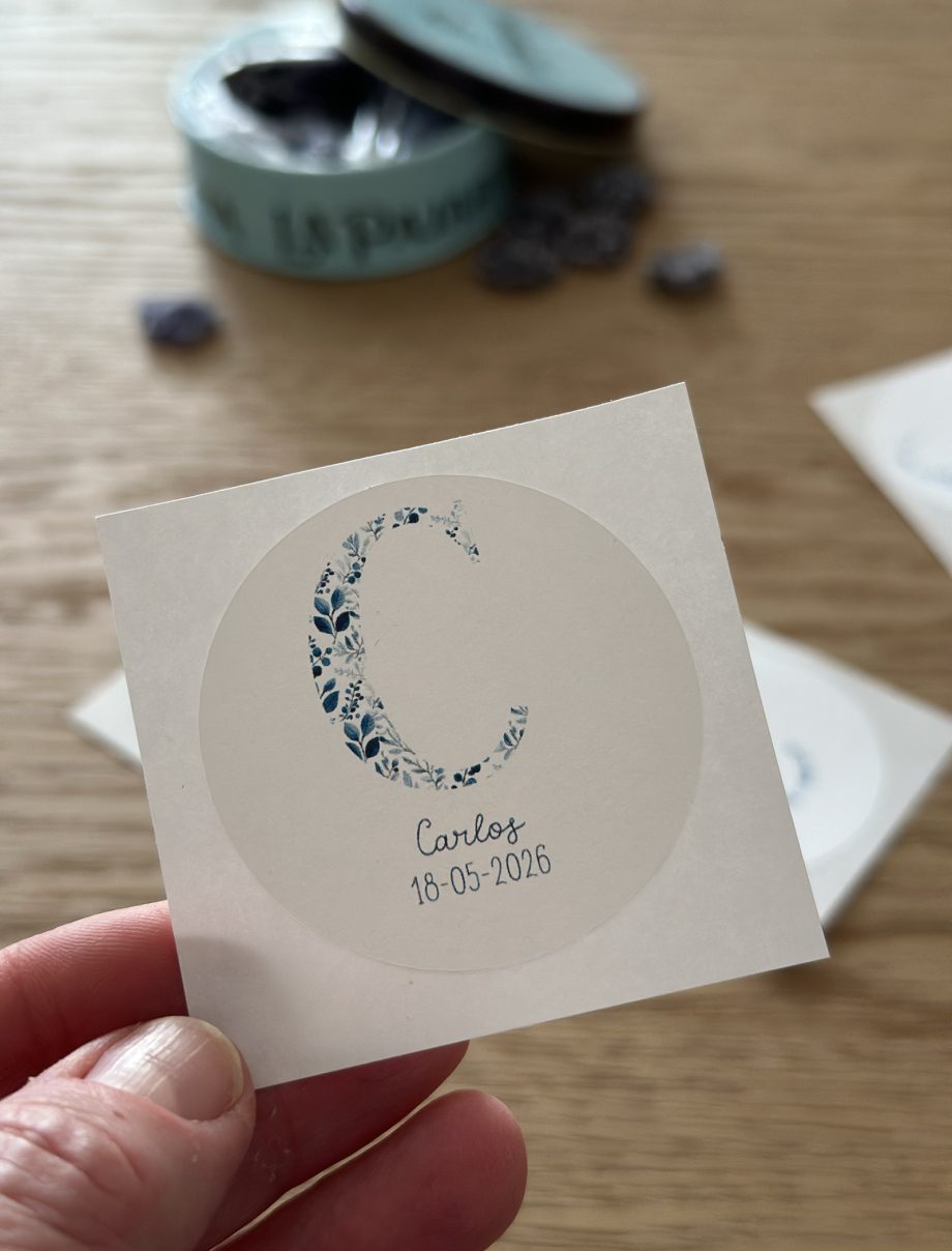 PEGATINAS colección INICIAL NATURA BLUE