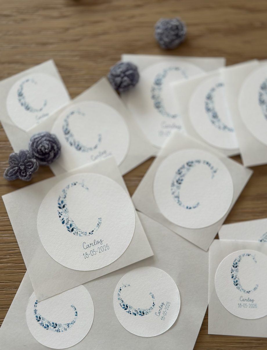 PEGATINAS colección INICIAL NATURA BLUE