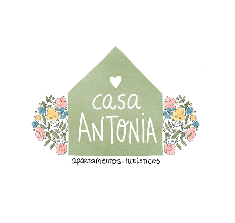 Diseño de IMAGEN de MARCA para apartamentos turísticos CASA ANTONIA