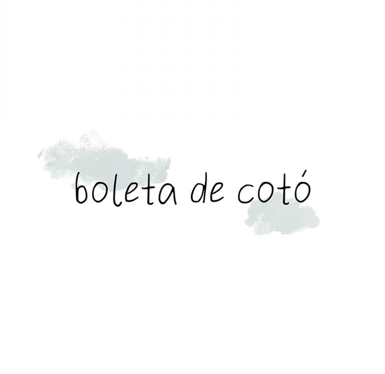 Boleta de cotó