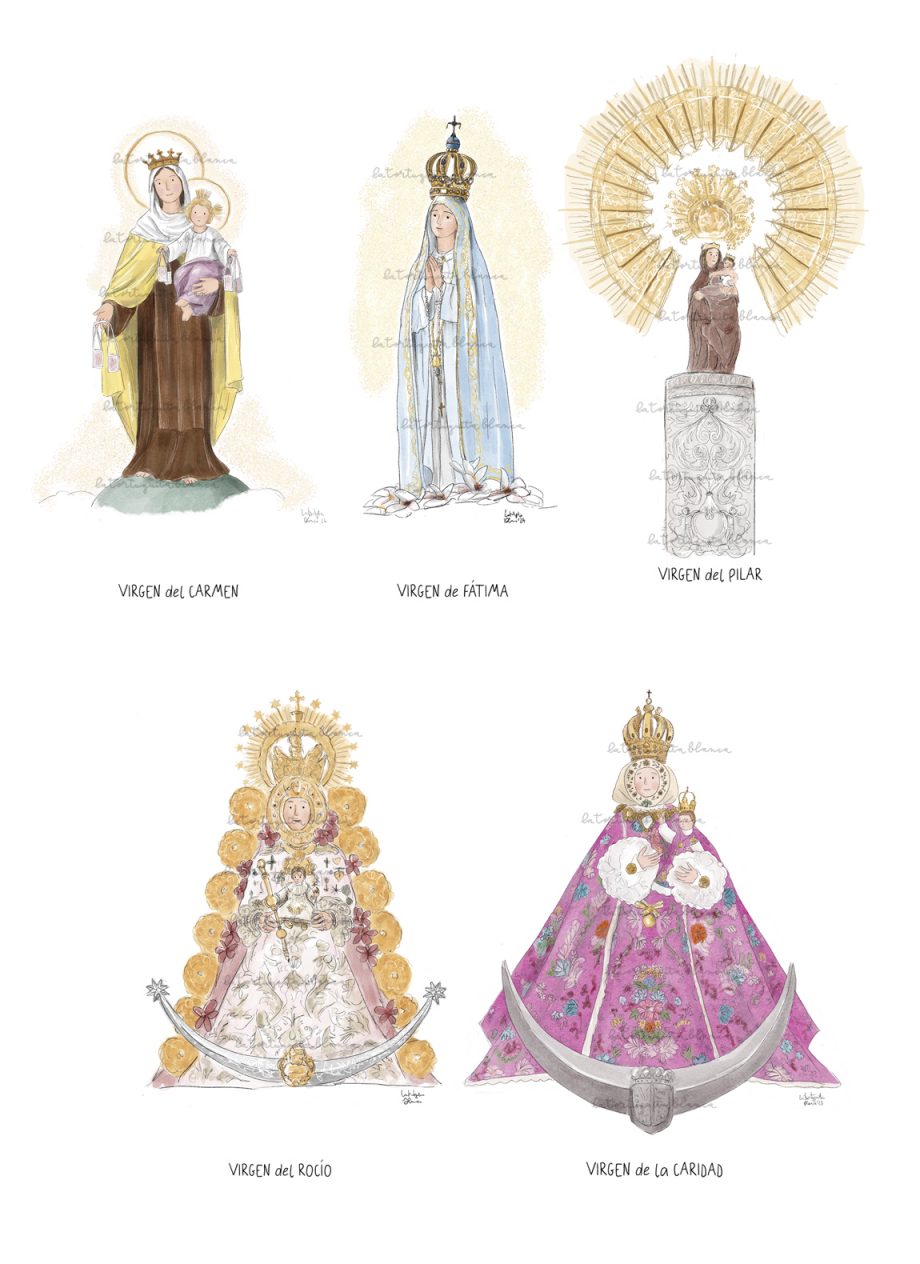 LÁMINA INICIAL VICHY CON LA VIRGEN MARÍA.